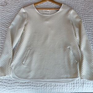 Joseph Ribkoff Textured White/Off White Top